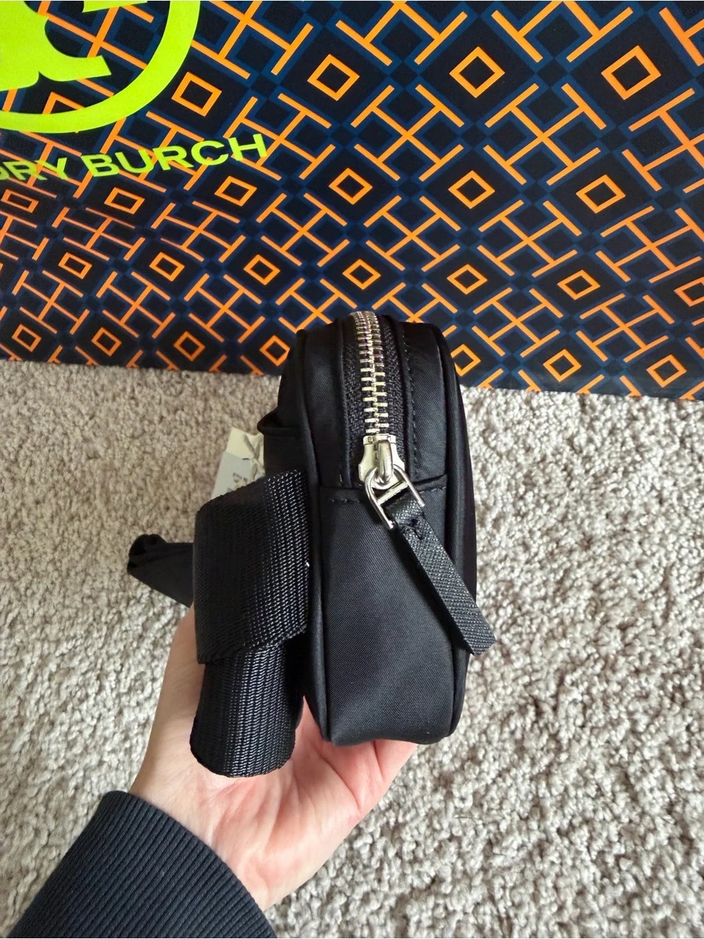 Tory Burch Virginia Nylon Belt Bag Crossbody bag Black